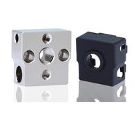 Super Print 1PC CR6 SE Plated Copper Heater Block,Upgrade with Silicone Sock for CR-6 SE/CR-6 MAX/CR-5 Pro/CR10 Smar/Ender 3 Neo/V2 Neo/Max Neo Cartridge Sensor. (1PC)