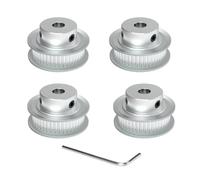 Super Print GT2 Pulley 40 Teeth 5mm bore Width 6mm Timing Belt Pulley Aluminum 40T Pulley Wheel for 6mm Width GT2 Timing Belt for 3D Printer,CNC (4pcs)