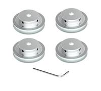 Super Print GT2 Pulley 80 Teeth 5mm bore 6mm Width Timing Belt Pulley Aluminum 80T 5mm bore Pulley Wheel for Voron 2.4 for 6mm Width GT2 Timing Belt for 3D Printer,CNC (4pcs)