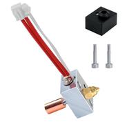 Super Print Sprite Extruder/Pro Heater Block Upgrade Hotend Kit,Ender 3 S1 Bi-Metal Heatbreak,Brass Nozzle 0.4mm for Ender 3 S1,Ender 3 S1 Pro,S1 Plus,CR10 Smart Pro,Sermoon V1,300℃