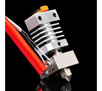 Super Print Upgrade CR10 All Metal Hotend,Plated Copper Nozzle, Heater Block,Titanium Alloy Heatbreak 12V 40W for 3D Printer CR10/ CR-10S/ CR-10S4/S5/CR-10 Mini.(12V Plated Copper Kit)