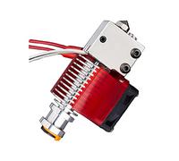 Super Print V6 Volcano Plated Copper Hotend 24V Kit, High Temperature Volcano Nozzle, Heater Block, Heat Break, Heatsink, For PETG PEEK PEI Carbon Fiber.(24V Plated Copper Kit)