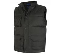 Super Pro Body Warmer - Water-Repellent, Insulated, Utility Pockets, Black/Navy