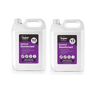 Super Professional - V2 Super Antiviral Disinfectant - 2 x 5 Litre - Bulk Multibuy Pack - For Home or Professional Use