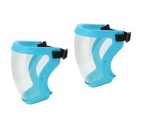 Super Protective Face Shield, 2pcs Anti Fog Spray Splash Anti Sand Proof Clear Protective Shield, Reusable Full Adult Face Protection Protect Eyes, Nose, Mouth, Industry, Home