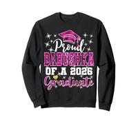 Super Proud Babushka of 2026 Graduate Graduation Family Sweatshirt