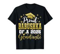 Super Proud Babushka of 2026 Graduate Graduation Family T-Shirt