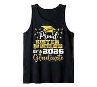 Super Proud Sister from Another Mister of 2026 Graduate Grad Tank Top