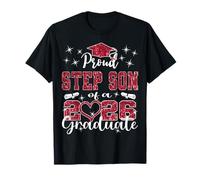 Super Proud Step Son of 2026 Graduate Graduation Family T-Shirt