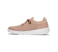 Super-Q Knit Slip-ON Laced Sneakers Beige