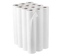 Super Quality White Couch Roll 20", 2 PLY Hygiene Roll-40 Meters Long (12 Rolls)