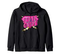 Super Queen Superhero Mom Comic Book Women Zip Hoodie