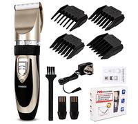 Super Quiet Cordless Battery Electric Hair Cutting Machine Rechargeable Hair Clipper Trimmer Home Barber Clippers Set