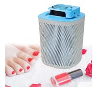 Super Quiet Foot Dust Collector Machine, Reusable Filter & Powerful 40W Nail Vacuum Cleaner Fan, Electric Manicure Tool - Low Noise Nail Art Collector Collecting Remover,Blue