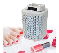 Super Quiet Foot Dust Collector Machine, Reusable Filter & Powerful 40W Nail Vacuum Cleaner Fan, Electric Manicure Tool - Low Noise Nail Art Collector Collecting Remover,White