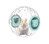 Super Quiet Hamster Wheels - 15 x 15 x 15 cm Transparent Hamster Running Ball Jogging Ball for Small Animals Exercise Ball Hamster for Movement Game Fitness Run Without Noise in the Cage