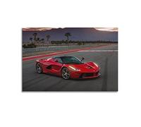 Super Racing Poster Ferrari LaFerrari Aperta Supercar Poster Decorative Painting Canvas Wall Posters And Art Picture Print Modern Family Bedroom Decor Posters 12x18inch(30x45cm)