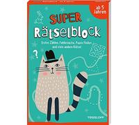 Super Ratselblock ab 5 Jahren. Erstes Zahlen, F, Heine.