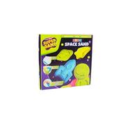 Super Sand Neon Space Sand Kit, Creative Moulding Sand Set with Space Shapes, Ages 3+