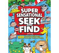 Super Sensational S nd Find: 100 Fun Scenes Filled with Cartoons, Toys, and Comics (Happy Fox Books) Hidden Picture Puzzle Book with 1,000 Objects to Find in Cartoon Scenes for Kids Ages 6+