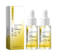 Super Serum 5-in-1, Hydrating Face Serum, Advanced Collagen Anti Aging Seru-m, Smoother Skin, Lightweight Formula (2PC)