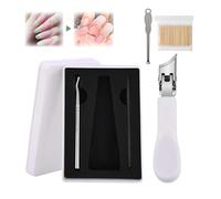 Super Sharp Oblique Nail Clippers, 2025 New Three Sets of Eagle Beak Beveled Nail Clippers, Wide Jaw Opening Anti-Splash Slanted Nail Clipper, for Thick Nails, Seniors&Ingrown Care (White)
