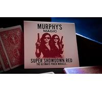 Super Showdown (Red) by Nick Trost & Murphy's Magic Card Trick | Self-Working 4-Phase Poker Demonstration, Includes Special Cards & Online Instructions, Beginner Friendly