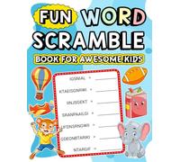Super Silly Word Scramble for Kids Ages 4-8: Unscramble the Fun!