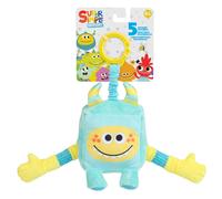 Super Simple WowWee Sensory Plush Monsters Rizzo (Blue) with 5+ Sensory Features (Ages 0+)