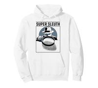 Super Sleuth Retro Vintage Magnifying Glass Spy Pullover Hoodie