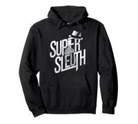 Super Sleuth Retro Vintage Magnifying Glass Spy Pullover Hoodie