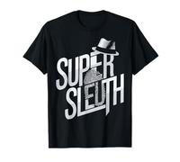 Super Sleuth Retro Vintage Magnifying Glass Spy T-Shirt