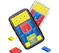 Super Slide Puzzle Game, Handheld Brain Teaser Sliding Block Toy with 500+ Challenges, Educational Logic Puzzle Console for Kids & Adults, Travel-Friendly STEM Toy for Stress Relief