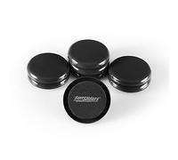 Super Sliders 2 1/2" Round Reusable Furniture Sliders Easily Move Small to Medium Sized Items Across Carpet, Black, 8 Pack