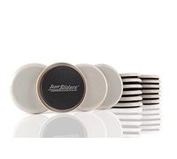 Super Sliders 3 1/2" Round Reusable Furniture Sliders or Movers for Carpet Easily Move Mid-Sized Items, Beige, 16 Pack
