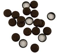 Super Sliders 4318795N Secure Grip Formed Felt Furniture Pads for Hardwood Floor Protection, 1-1/4 Inch, Brown