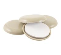 Super Sliders 4602295N 1-1/8 Inch Round Self Stick Furniture Sliders to Move Items Easily Across Carpet, Beige, 1-1/8", 4 Pack