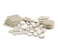Super Sliders 4700795Z Variety Pack Furniture Sliders for Carpet or Durable Hard Surfaces, Beige, 40 PC