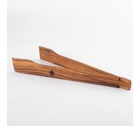 Super Slim Spring Salad Tongs: Teak Wood Salad Hand Server 0.1" x 0.1" x 12" Kitchenware Serving Utensils from SiamMandalay Gourmet Collection