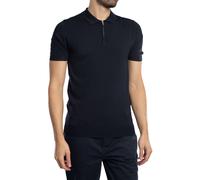 Antony Morato Men's Super Slim Zip Polo Shirt, Blue