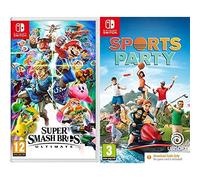 Super Smash Bros - Ultimate (Nintendo Switch) & Sports Party (Code in Box) (Nintendo Switch)