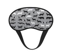 Super Smooth Soft Animals Deer Owl Art Eye Mask with Elastic Strap for Games Party Sleeping Travel - Pressureless Blindfold Eyeshade