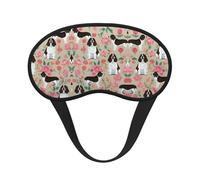 Super Smooth Soft English Springer Spaniel Dog Art Sleep Eye Mask with Elastic Band for Sleeping Trip Blindfold Game - Blackout 3D Eye Cover