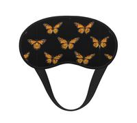 Super Smooth Soft Eye Mask for Sleeping Trip Work - Butterfly Flying Art No Pressure Eyeshade for Kids Girls Teens Women