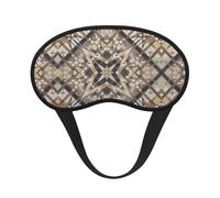 Super Smooth Soft Retro Scottish Tartan Plaid Art Sleep Eye Mask with Elastic Band for Sleeping Trip Blindfold Game - Blackout 3D Eye Cover