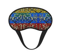 Super Smooth Soft Sleep Eye Mask for Night Sleeping Trip Yoga - Beautiful Apricot Flower Blossom Art Blackout Eyeshade for Side Sleepers