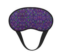 Super Smooth Soft Sleep Eye Mask for Sleeping Travel Shift Work & Meditation - Beautiful Peacock Feathers Art Light Blocking Traveling Sleeping Eye Mask Cover