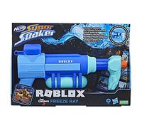 Super Soaker Nerf Roblox Car Crushers 2: Freeze Ray Water Blaster, Includes Code to Redeem Exclusive Virtual Item, Pump Action Soakage F3781 Multi-Coloured