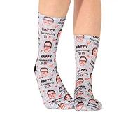 Super Socks Anniversary Face Socks | Personalised Socks | Create Your Own Photo Socks | Upload Your Photo | Personalised Socks for Men & Women