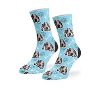 Super Socks Personalised Dog Socks | Your Dog Socks | Add Your Dogs Face On Socks | Upload A Photo Of Your Dog | Create Your Own Photo Socks | Personalised Dog Gifts | Dog Lover Gifts